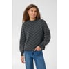 Gris Blanc Dark Grey M./Chalk Stripe