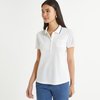Polo maille piquée femme