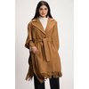 Manteau cape camel femme