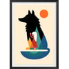 Affiche + Cadre En Bois - Noir