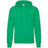 Sweat à capuche vert femme