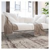 Blue and white rug