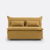 Banquette convertible jaune