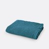 Blue bath towels