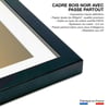 Affiche Sous Cadre Bois Noir