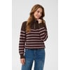 Marron Rose Coffee Bean/Pink Stripes