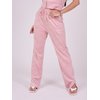 Pantalon velours cotelé rose femme