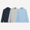 Bleu + Bleu Marine + Gris Chiné