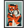 Affiche + Cadre En Bois - Noir