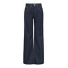 Jean noir large taille haute