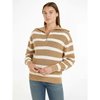 Beige Gestreift