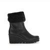 Bottines femme noir semelle gomme