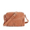 Sac frange marron