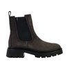 Boots femme cuir gris