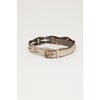 Ceinture cuir rose