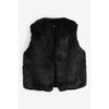 Veste sans manche effet mouton