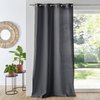 Rideau lin gris anthracite