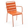 Fauteuil de jardin orange