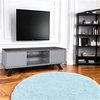 Meuble tv gris laqué