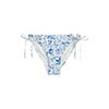 Crème/Bleu À Petits Motifs Floraux