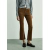 Pantalon velours marron femme