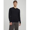 Pull gris col v homme