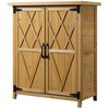 Abris de jardin bois avec auvent