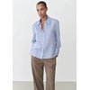 Chemise lin rayée femme