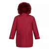 Parka fille bordeaux