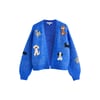 Chiens Au Crochet Bleu Cobalt