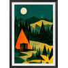 Affiche + Cadre En Bois - Noir