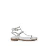 Sandales plateforme argent