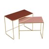Petite table d'appoint rectangulaire