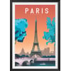 Affiche + Cadre En Bois - Noir