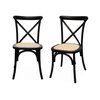Chaises bistrot noires
