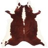 Tapis cuir marron