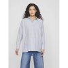 Blue and white striped shirt