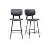 Tabouret métal noir