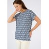 Bleu Marine Feuillage