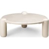 Beige Clair Effet Marbre Brillant