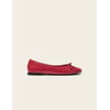 Cuir Plissé Verni Rose