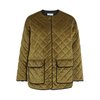 Veste velours verte femme