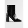 Bottines talon carré bout pointu