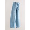 Jean large bleu foncé femme
