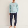 Blue + Checked