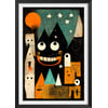 Affiche + Cadre En Bois - Noir