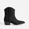 Boots noir clouté