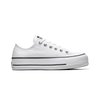 Basket toile blanche femme