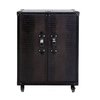 Coffre de rangement cuir