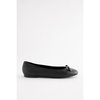 Ballerines noires couleur pourpre